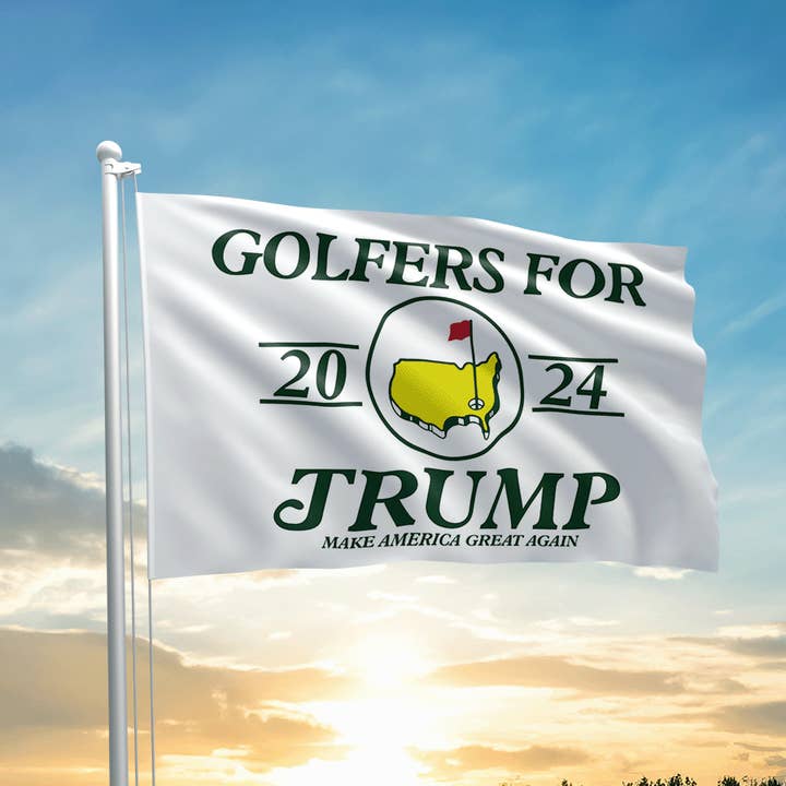 I Love My Freedom - Wholesale Flag - Golfers For Trump 2024 Flag - 2027
