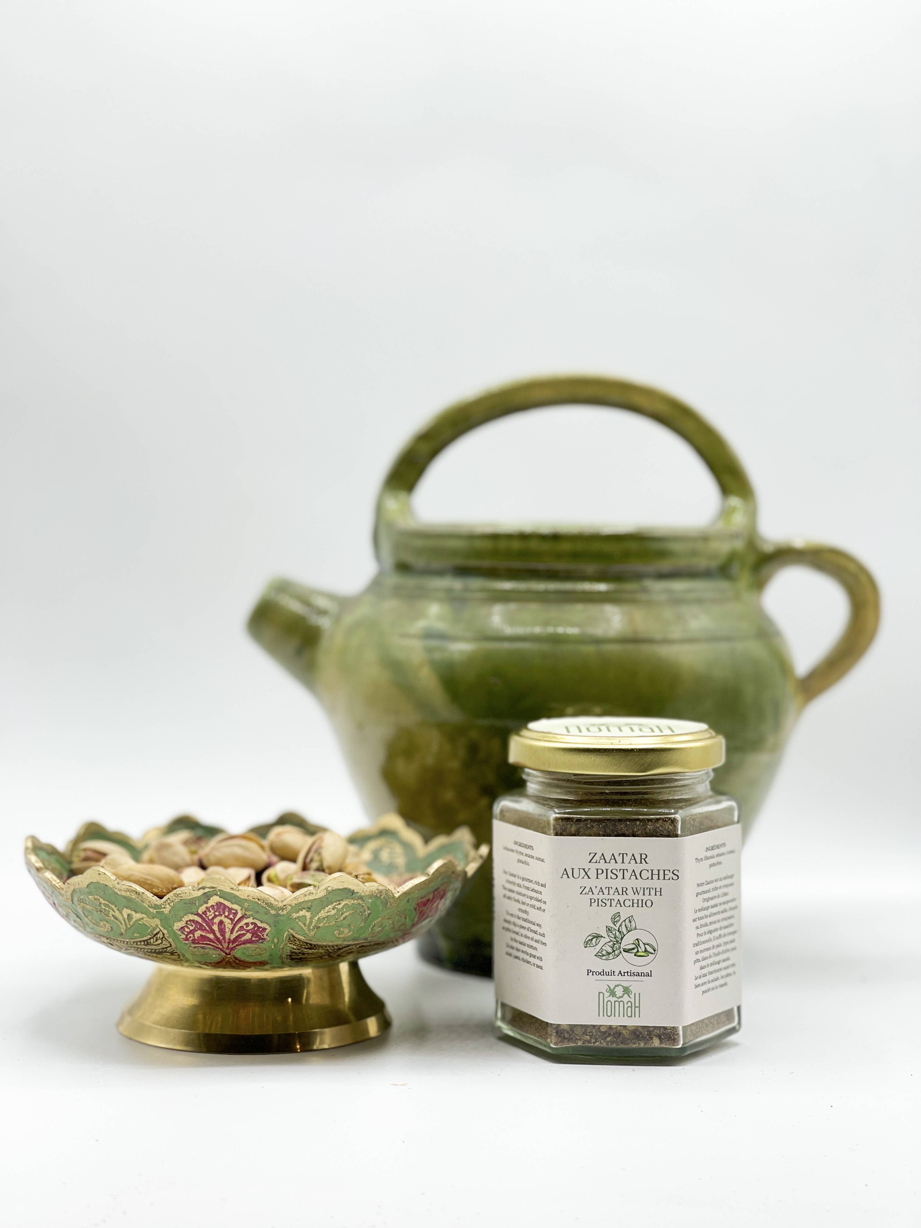 Nomah - Wholesale Dried Spice Mix - Zaatar Premium With Pistachio-250ML3