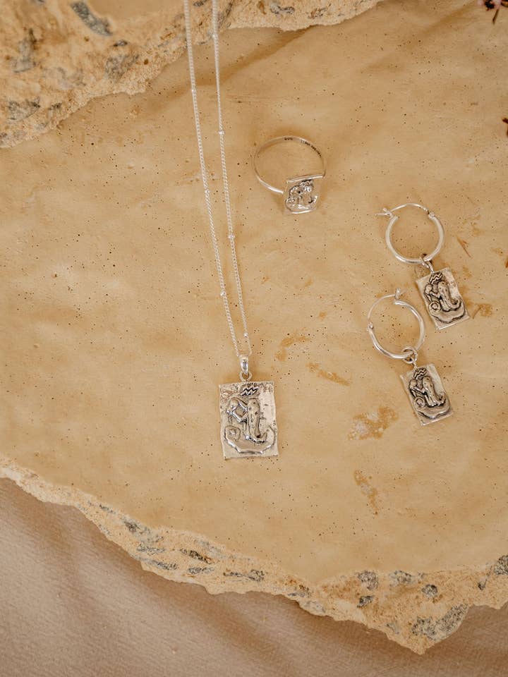 Boucles d'oreilles Verseau pour la vente par Luna & Sol