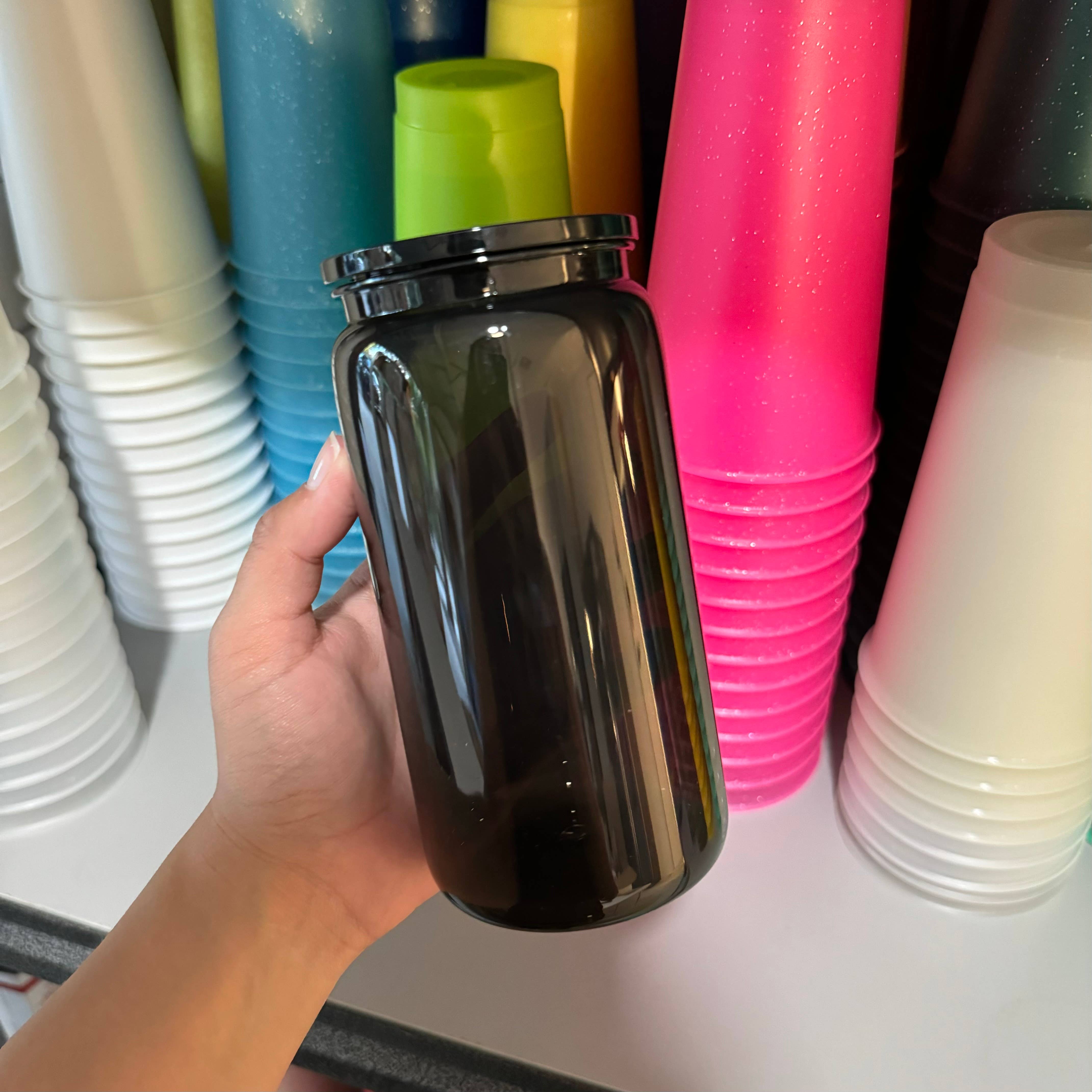 One Stop Cups – Copo/caneca por atacado – Latas Acrílicas Plásticas Jelly 16oz 2.00