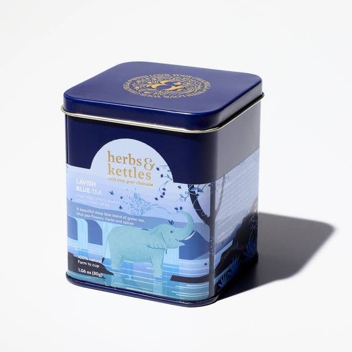 Herbs & Kettles - Wholesale Loose Tea - Lavish Blue Tea1