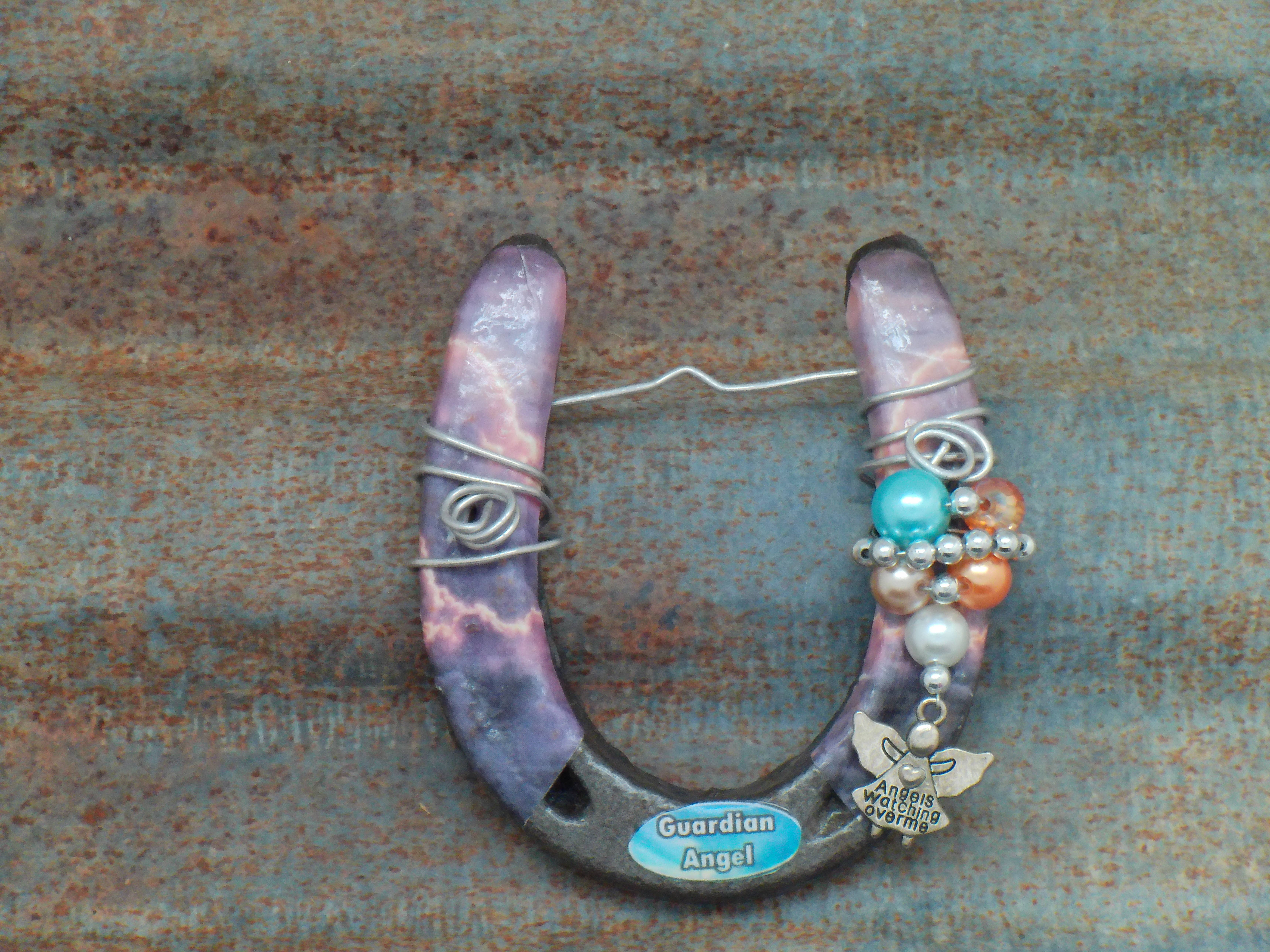 The Lucky Horse Company - Wholesale Wall Accent - Little Lucky Western Horseshoe- Guardian Angel Blessing