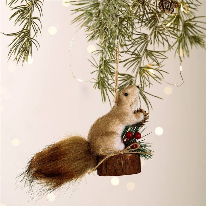 FurDecoration - Wholesale Ornament - Foam Cartoon Squirrel Pendant8