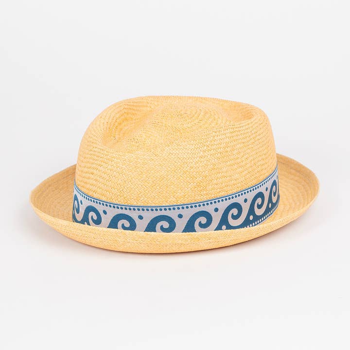 Santana Beach - Short Brimmed Panama Hat for wholesale by Elegancia Tropical Genuine Panama Hats