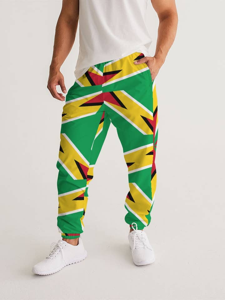 Pantaloni della tuta da uomo astratti Guyanese Swag per la vendita all'ingrosso da parte di Guyanese Swag