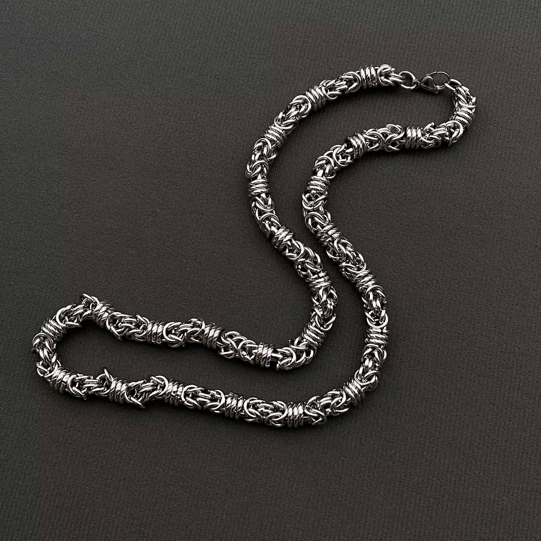 Mio Queena - Vendita all'ingrosso Collane a catena e maglie - Collana da uomo in acciaio inossidabile MIO66816 - MJ/MNP2