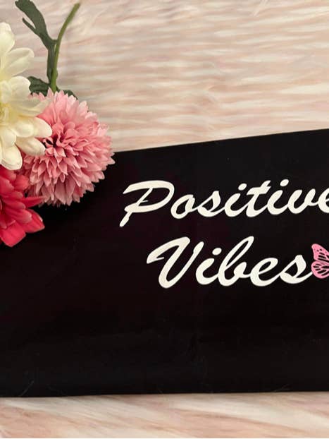 Tote bag/ positive vibes for wholesale by Cooksons Crafts