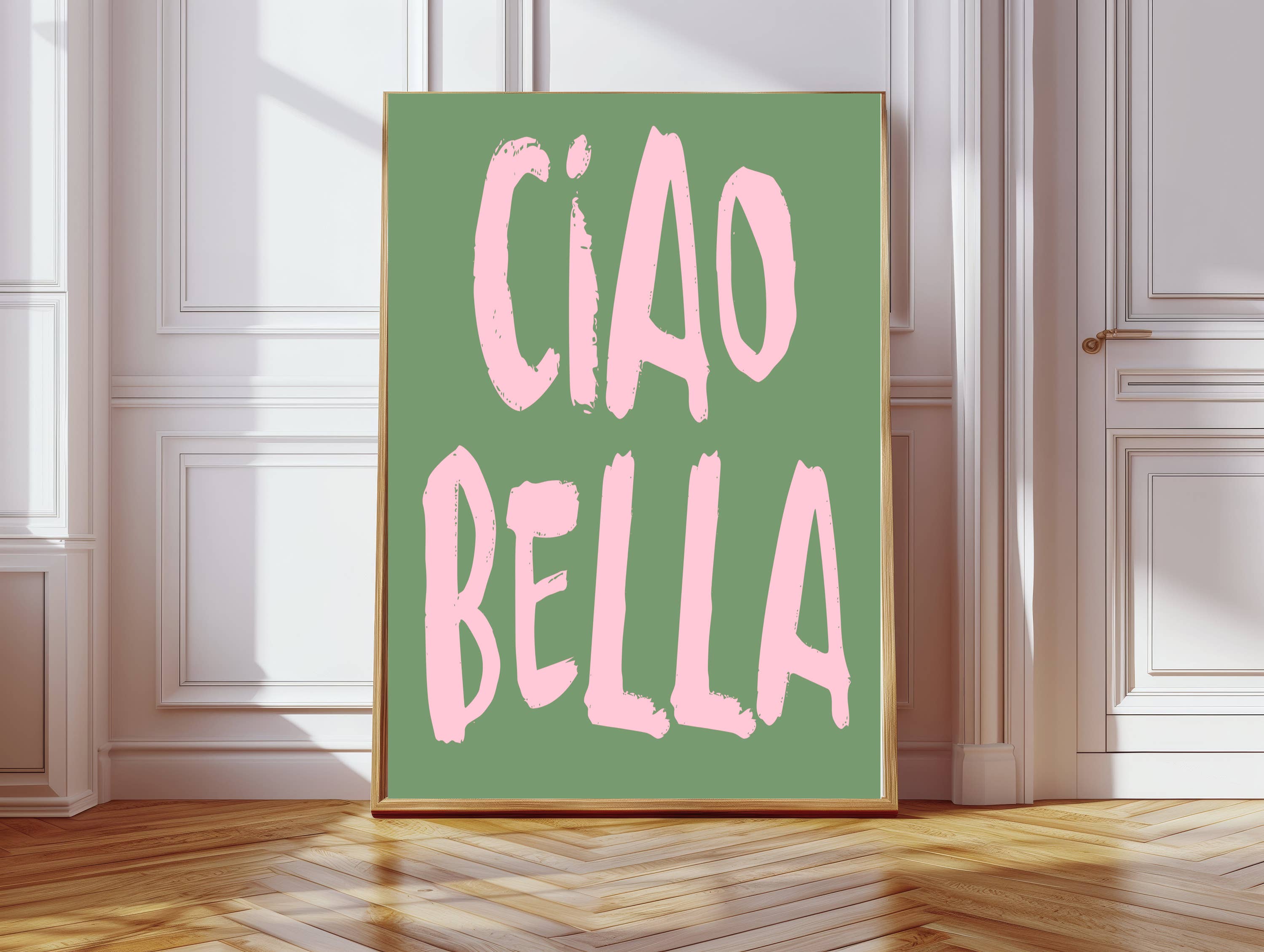 Kumo Art Prints – wholesale Art print – Ciao Belle Typography Art Print
