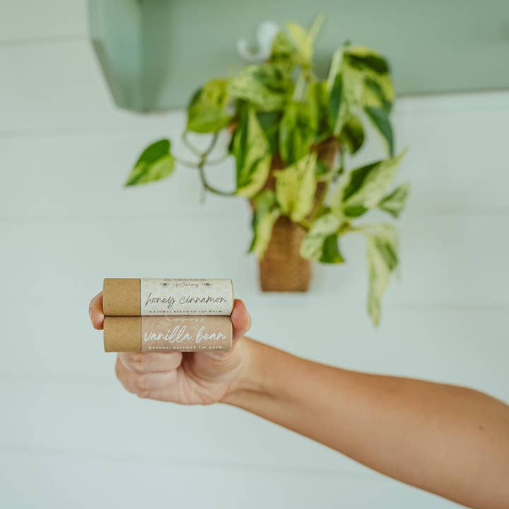 Bluebird Farms Apothecary - Wholesale Lip Balm - Peppermint Hot Chocolate Lip Balm PlasticFree Essential Oils5