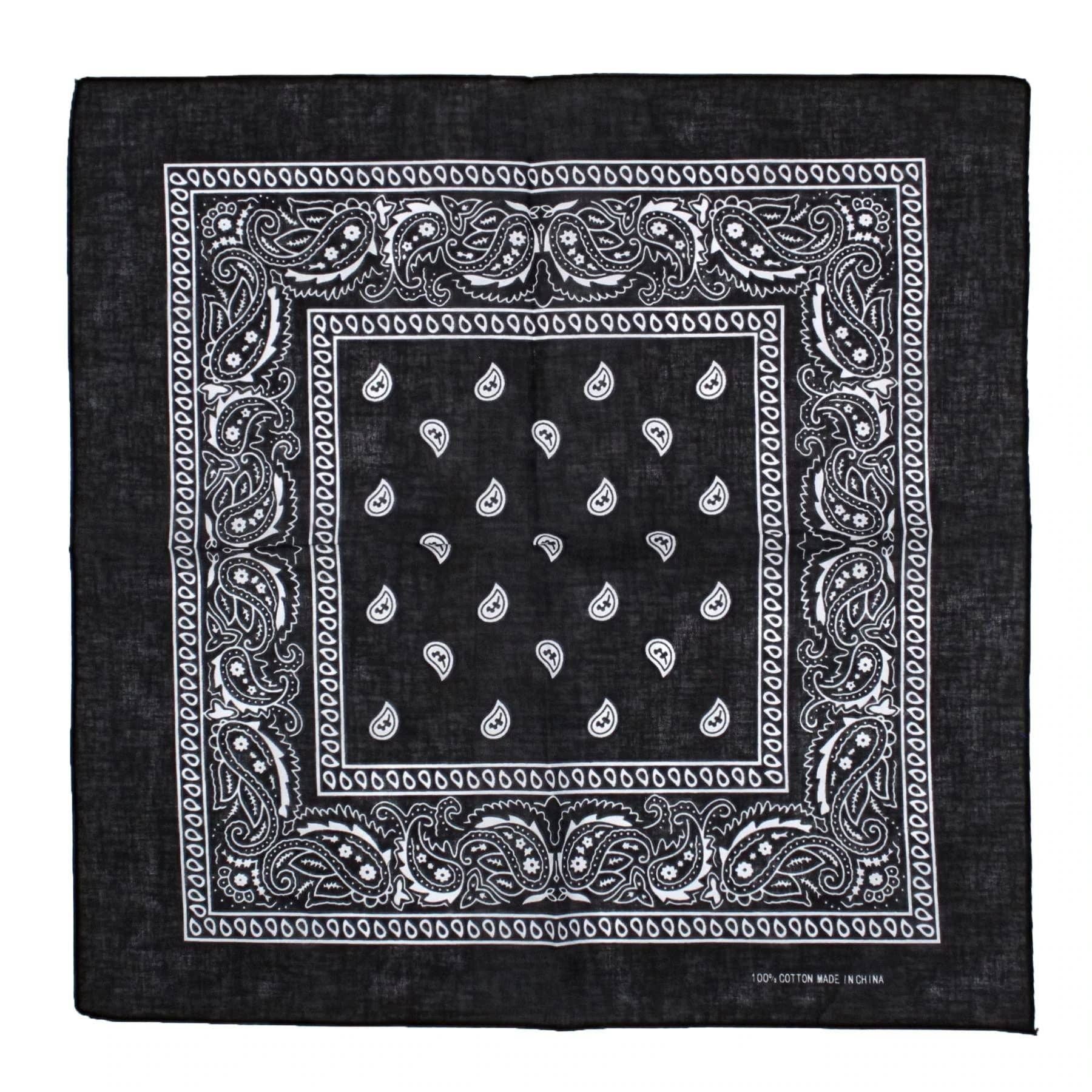 Topkids Accessories - Wholesale Bandana - Unisex - Paisley Bandanas Hair Bands Headbands Women Men Dogs Head Bands Festival Bike Accessories Face Masks Holiday Essentials Head Scarf21