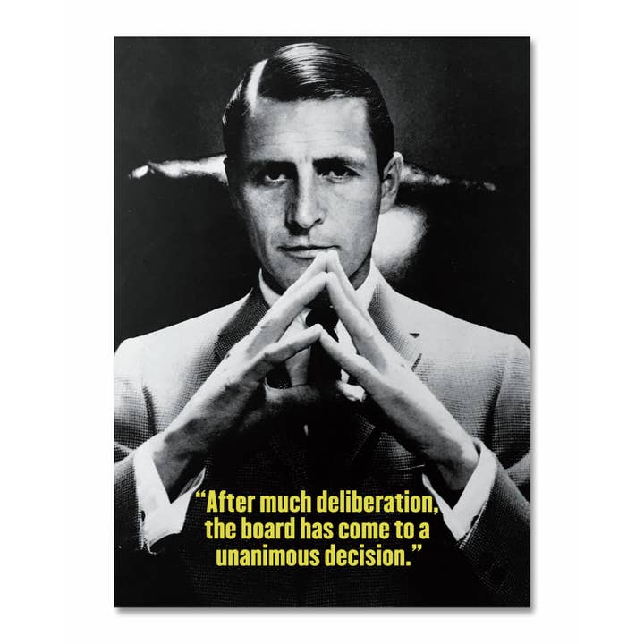 spirit publishing pty ltd - Wholesale Birthday card - Unanimous Decision