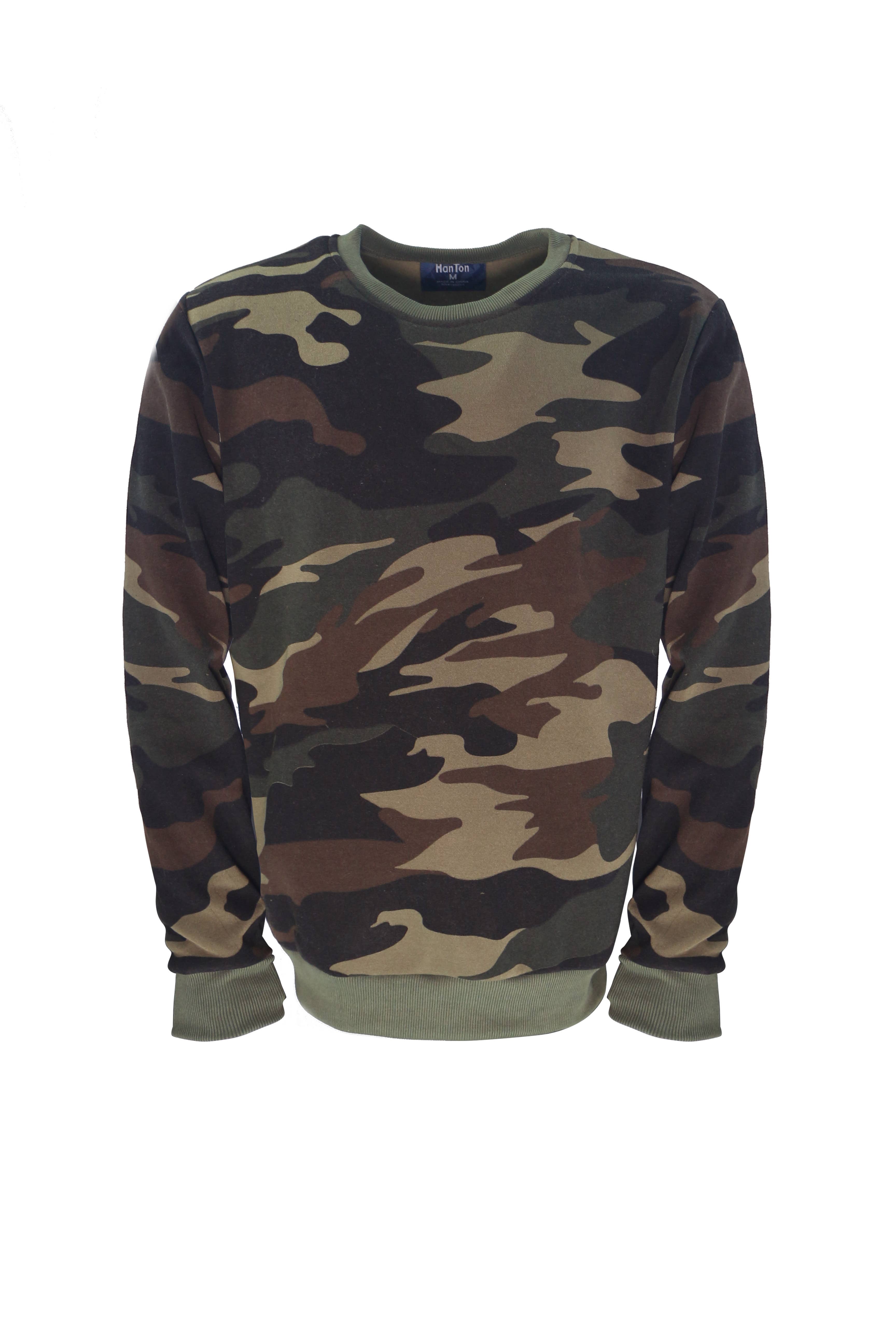 LeeHanTon - Wholesale Sweatshirt - Men's - LeeHanTon Men's Crew Neck Soft Fleece Pullover Sweatshirt1