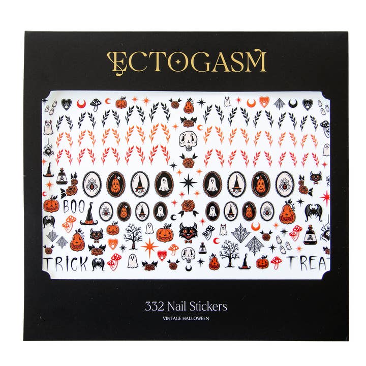 Autocollants d'ongles vintage pour Halloween pour la vente par Ectogasm