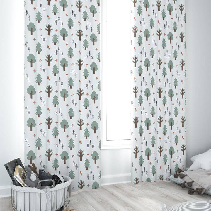 Rideaux Occultants Tiny Forest pour la vente par Empowering Decor