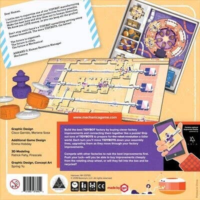 Resonym - Wholesale Board Game - Mechanica - Engine Building Game - Build A Robot Factory6