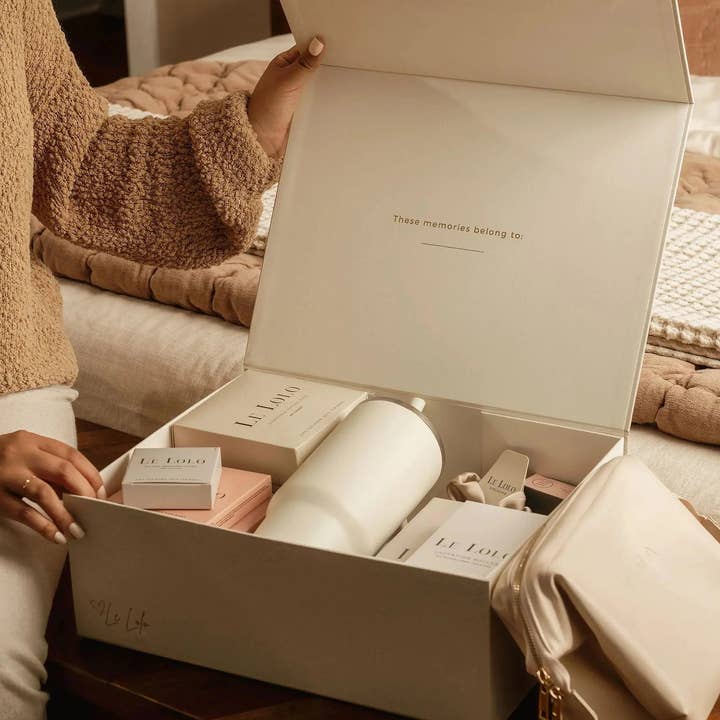 Le Lolo - Wholesale Keepsake Box - Kids & Baby - Linen Baby Keepsake Box3