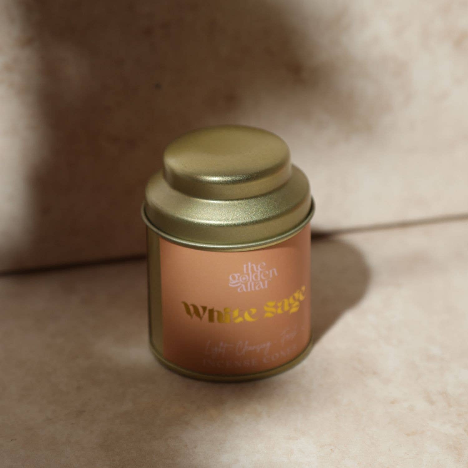 The Golden Altar - Wholesale Incense - Aromatherapy Incense Cones Tin 6