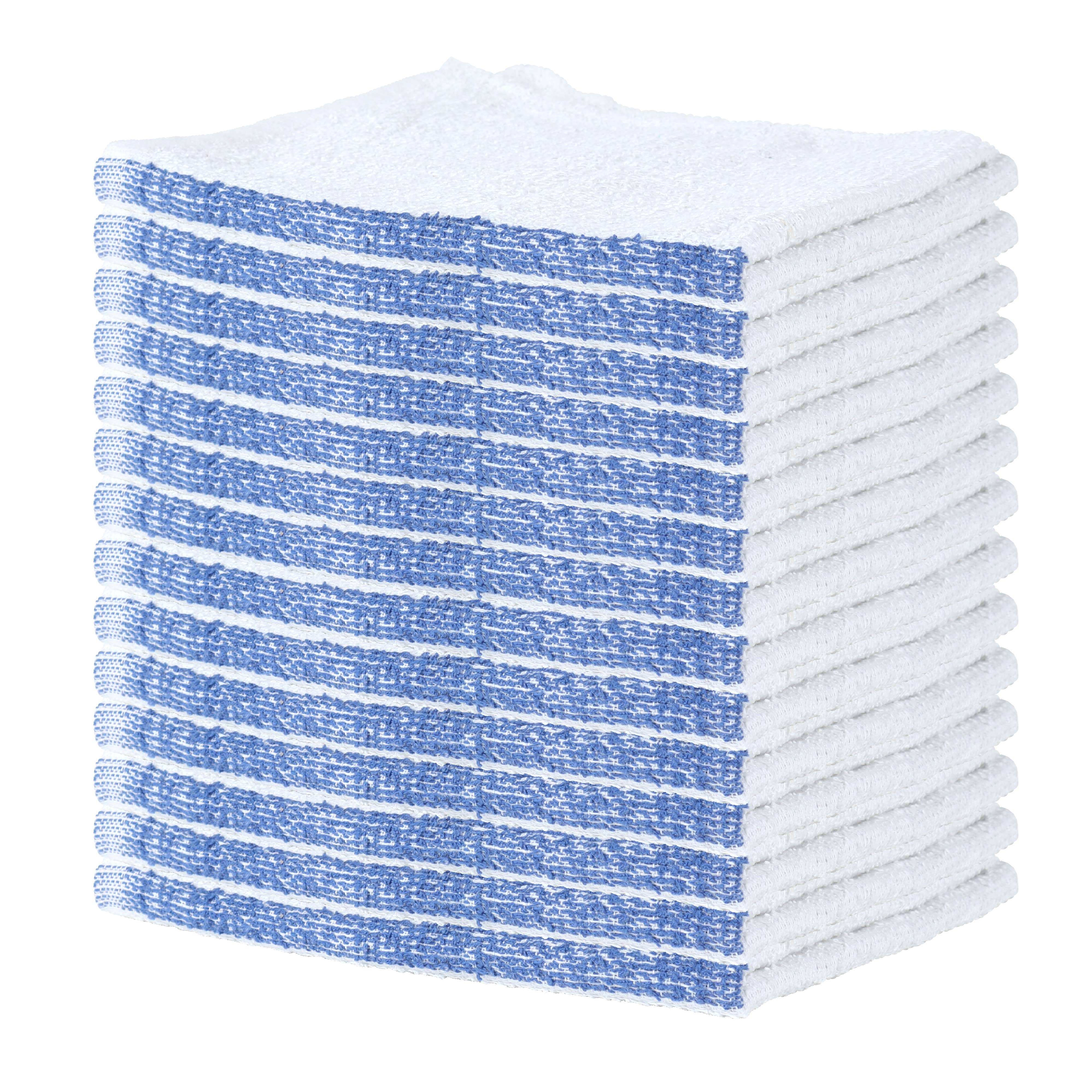 Arkwright Home - Wholesale Dishcloth - 12 Pack of Striped Bar Mop Towels - 16 x 19 Kitchen Cleaning5