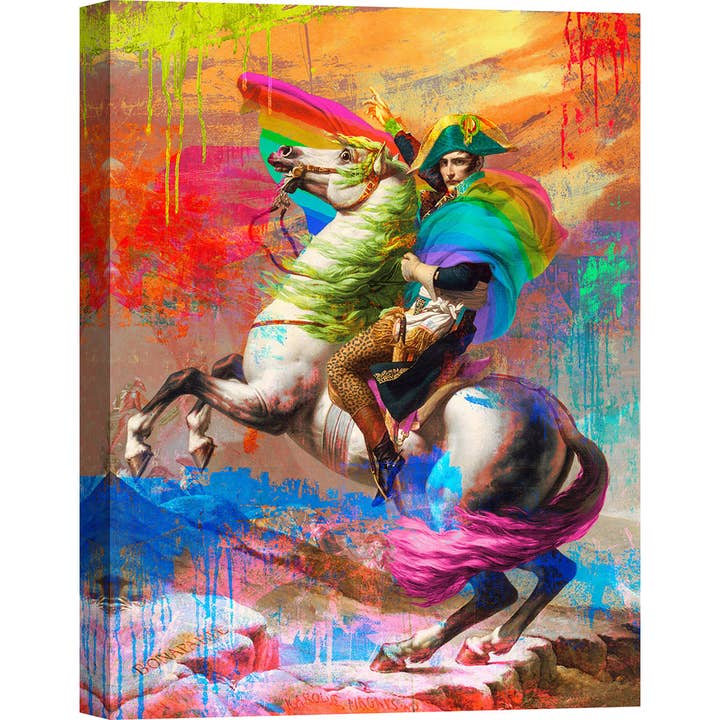 Popschilderij, op canvas: Eric Chestier, Napoleon 2.0 voor wholesale door Selected Artworks Italia