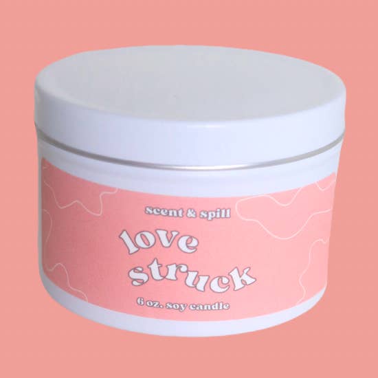 Lovestruck - Bougie pour la vente par Scent & Spill Studios