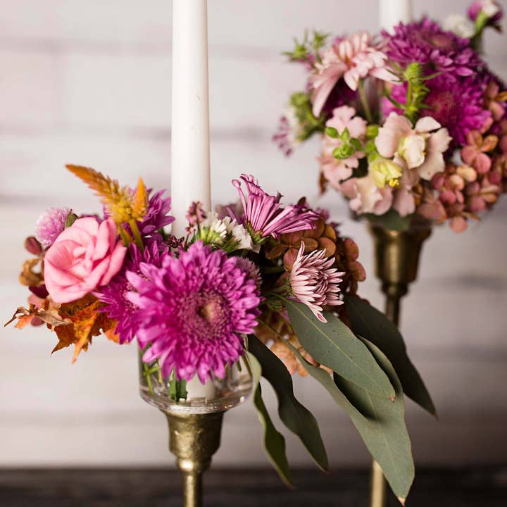 Floral Genius - Wholesale Candle Holder - Candle Ring Vase Sets