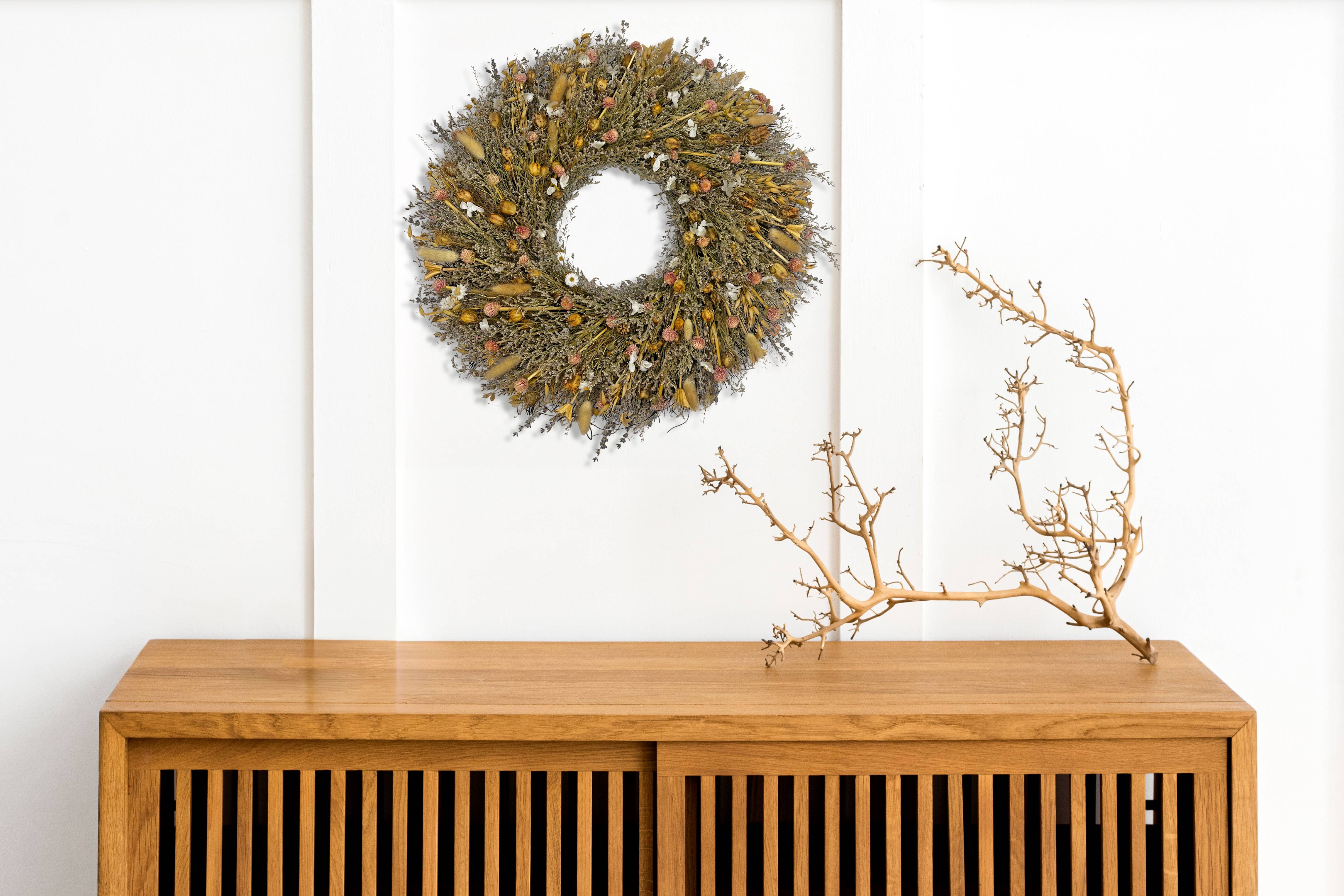 2626 Designs - Wholesale Wreath - 20 inch Dried Preserved Decorative Mixed Wreath6