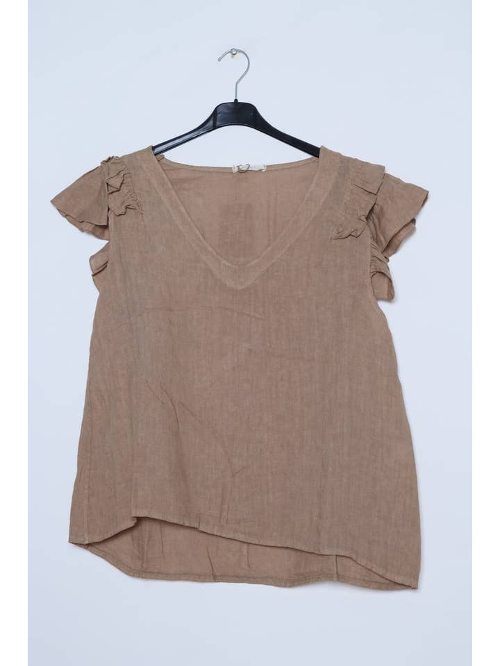 LÉA & LUC - Wholesale Blouse - Women's - 100% Linen Blouse REF. 1201936