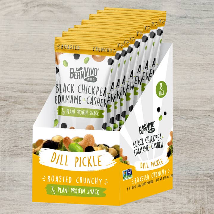 Dill Pickle Snack Mix - 1oz (8-Pack) for wholesale by BeanVIVO Organics