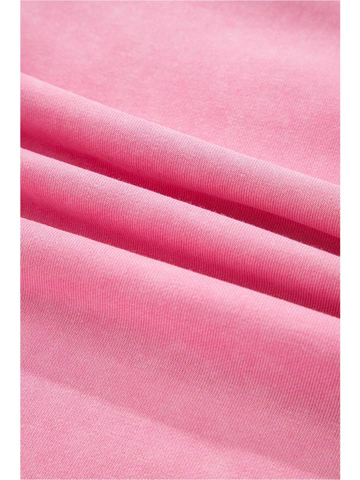 Bonbon Plus Size Waffle Bowknot Patchwork Mineral Wash Sweatshirt for wholesale on Faire8