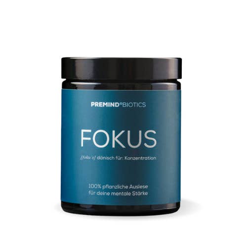FOKUS – 100% pflanzliche Auslese für deine mentale Stärke for wholesale by Premind®Biotics