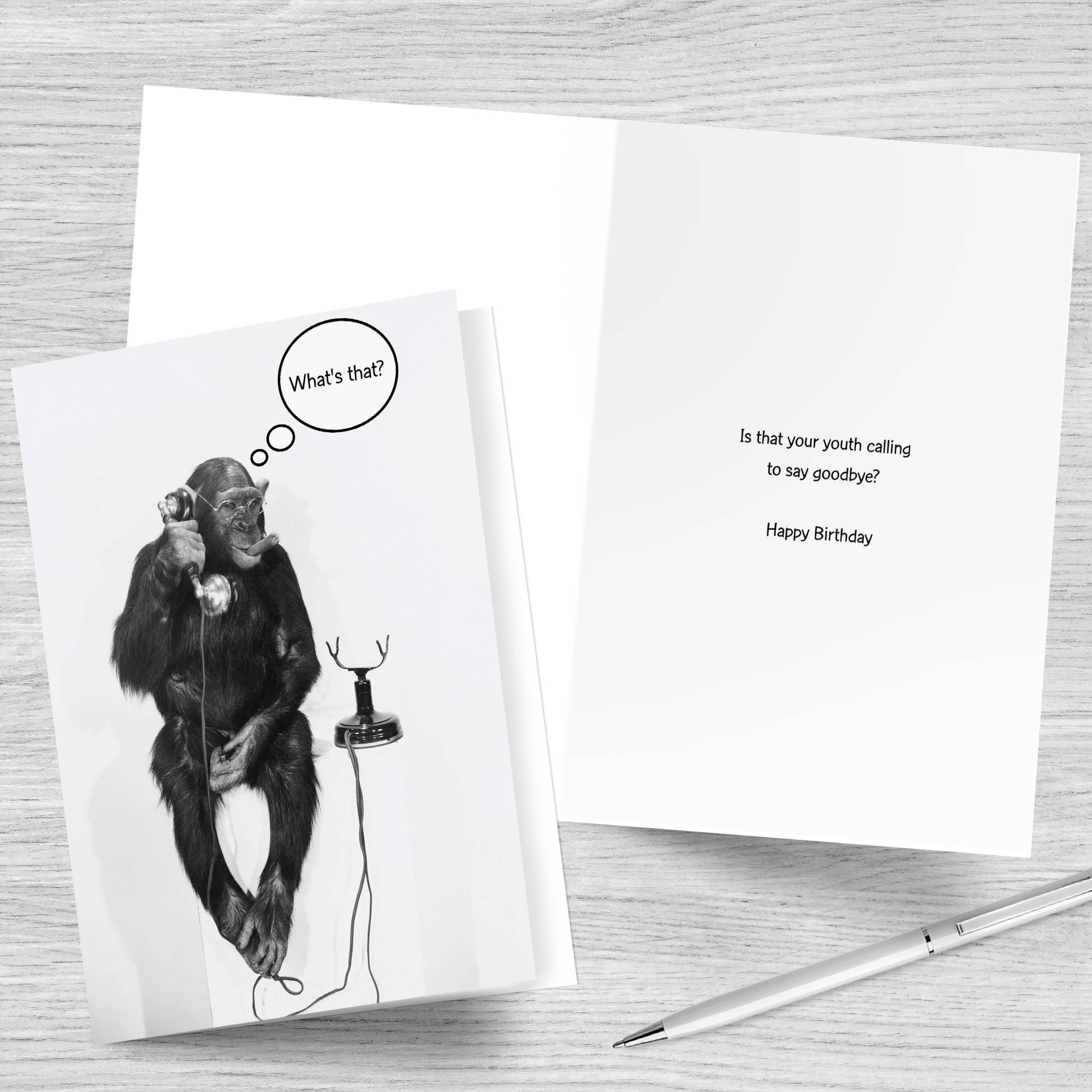 Northern Exposure - Wholesale Birthday Card - Youth Calling Happy Birthday Greeting Card2