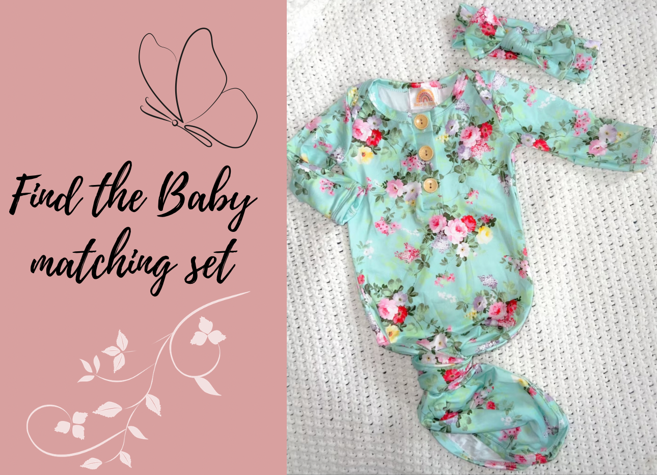 Baby in Styles - Wholesale Robe - Women's - Maternity Robe (Periwinkle’s print)5