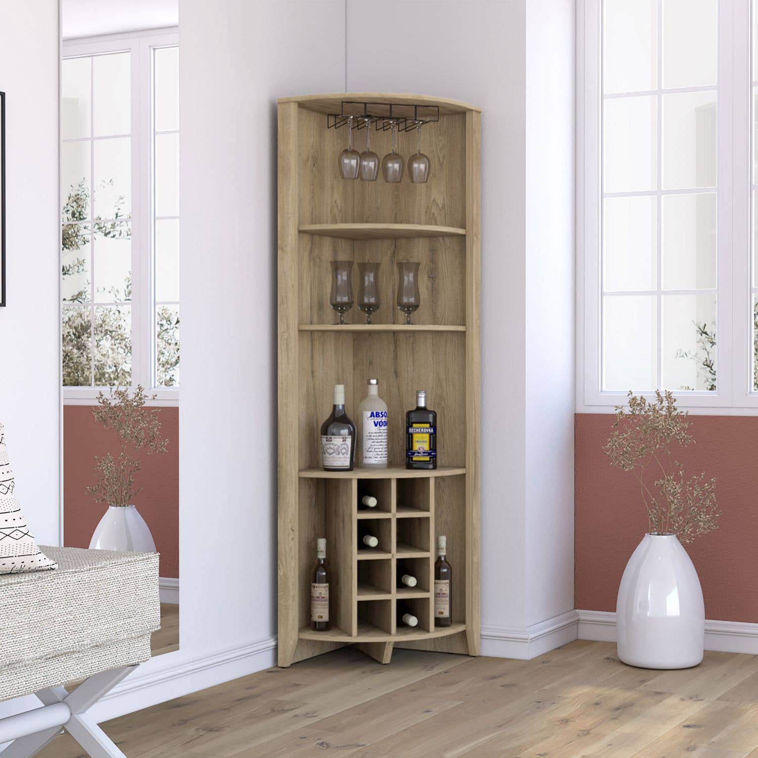 Depot E-Shop – wholesale Cabinet – Giza Corner Bar Cabinet8