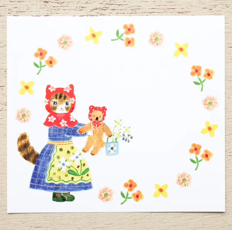 「FUNJI」In Japan - Wholesale Notepad - Aiko Fukawa Memo Pad | Little Fluffy Friends Block Notes 5