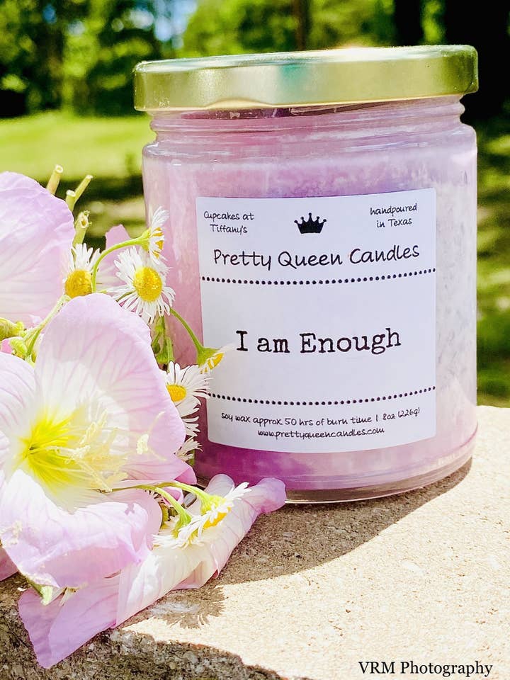 I Am Enough for wholesale by Pretty Queen Candles LLC