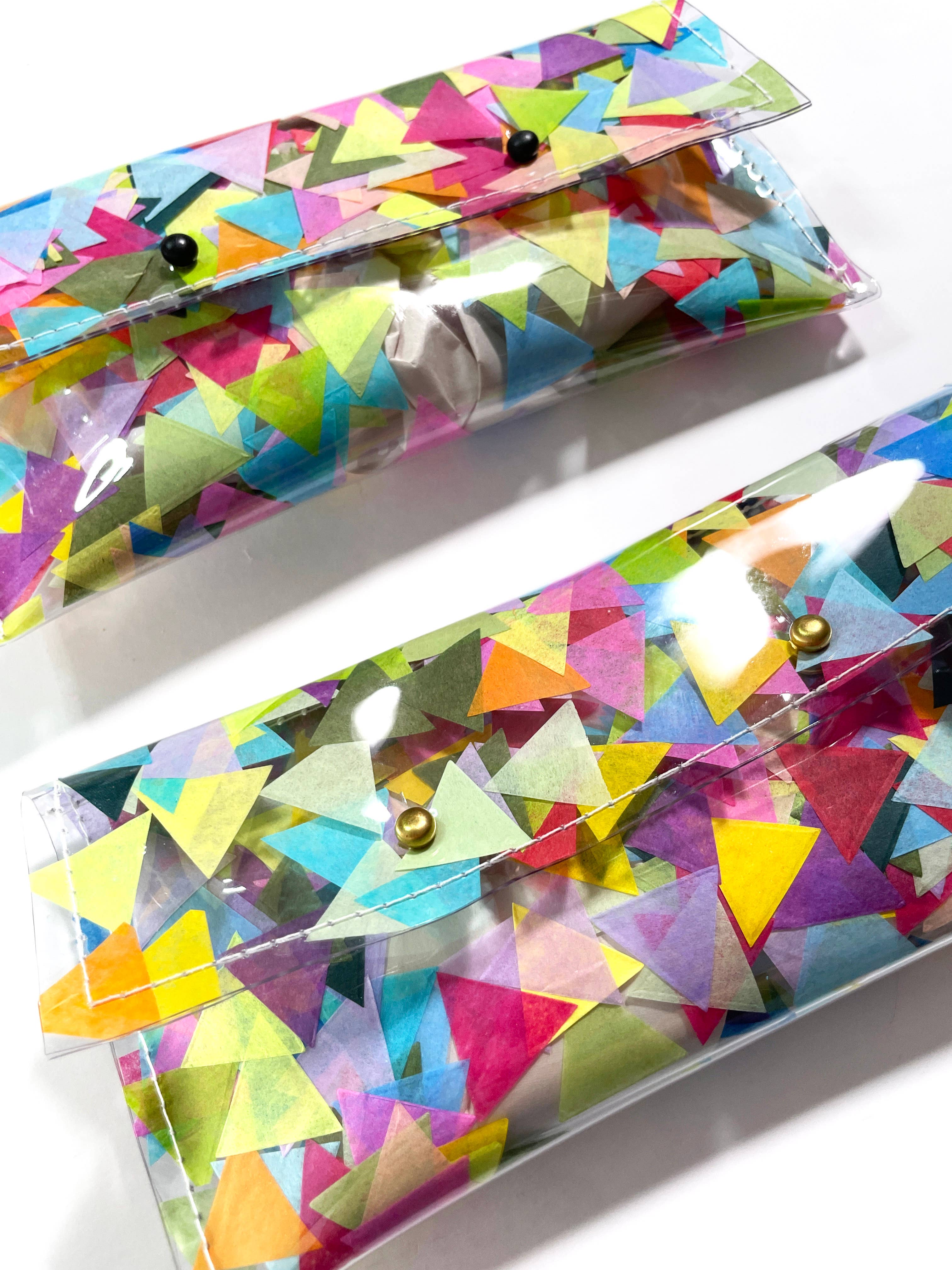 The Paper Curator - Vente Étuis/trousses à crayons - Trousse à crayons Confetti No. 8 | Pochette à crayons | Trousse de maquillage3