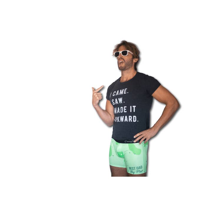 Green Best Dad By Par Funny Golfing Boxer Briefs Mens Underwear for wholesale on Faire