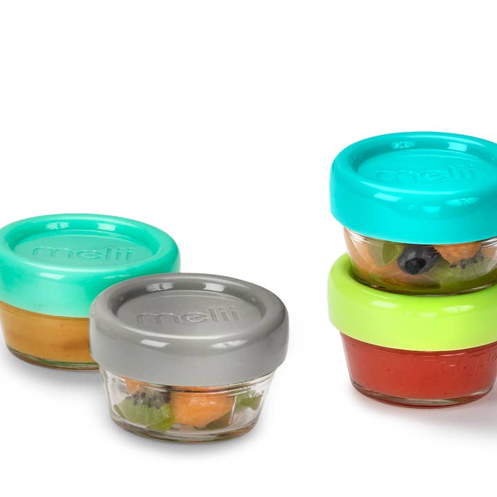 melii - Wholesale Food Storage Container - Glass Baby Food Freezer Jars