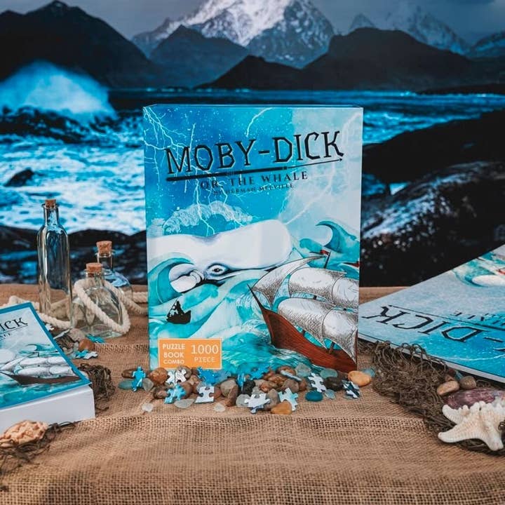 Bookworm Puzzle - Wholesale Puzzle - Adult - Moby Dick 1000 Piece Puzzle Gift 5