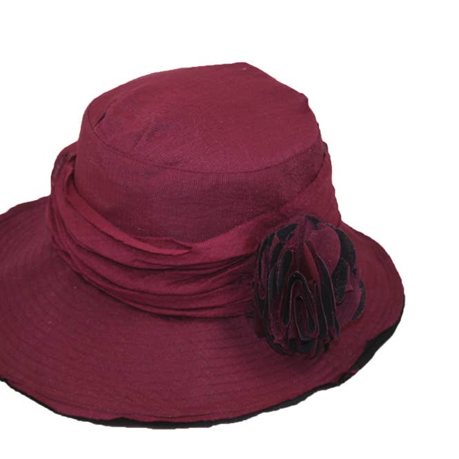 Bucket Flower Accent 4016 Hat Spring for wholesale by Jeanne Simmons Accessories