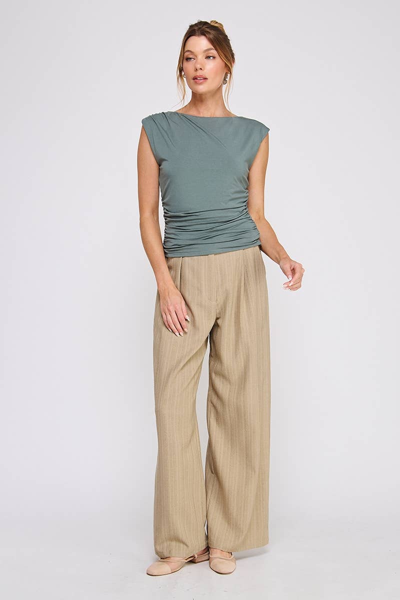 Allie Rose - Wholesale Knit Top - Women's - Sleeveless scrunch top7