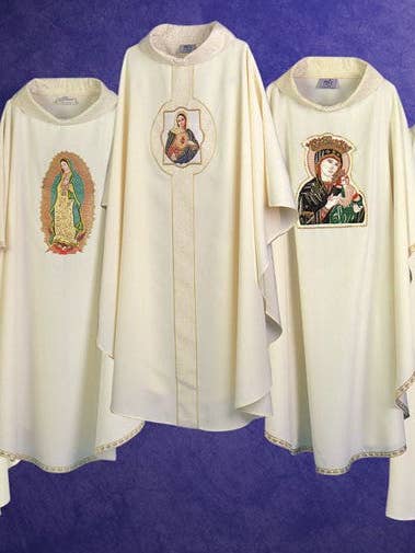 Saints Chasubles and more. for wholesale by mds