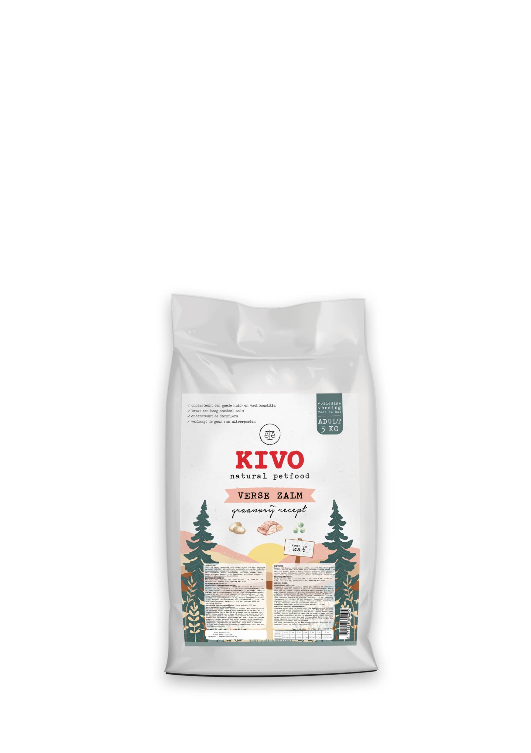 Kivo Petfood - Wholesale Pet Food - Cat - Fresh Salmon - 5kg - Grain Free