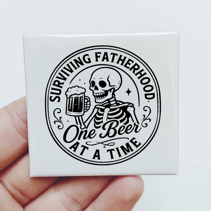 Sobreviver à Paternidade Íman de Cerveja Dia do Pai Presente para o Pai Engraçado por atacado de Sassper Goods