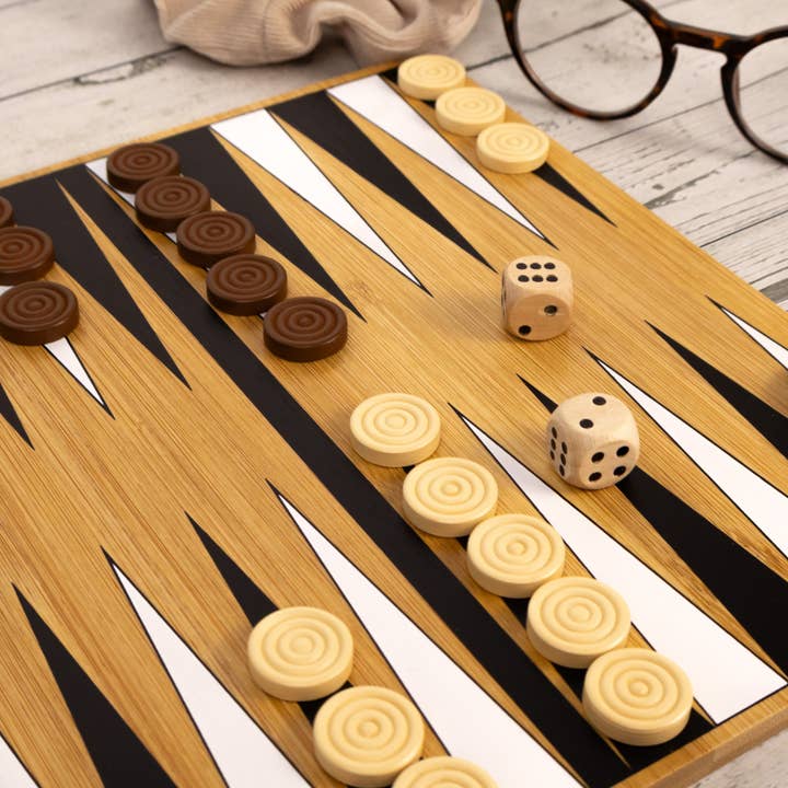 Robert Frederick Ltd - Wholesale Board Game - Bamboo Backgammon & Chess Double Set - Made Using Sustainable Materials9