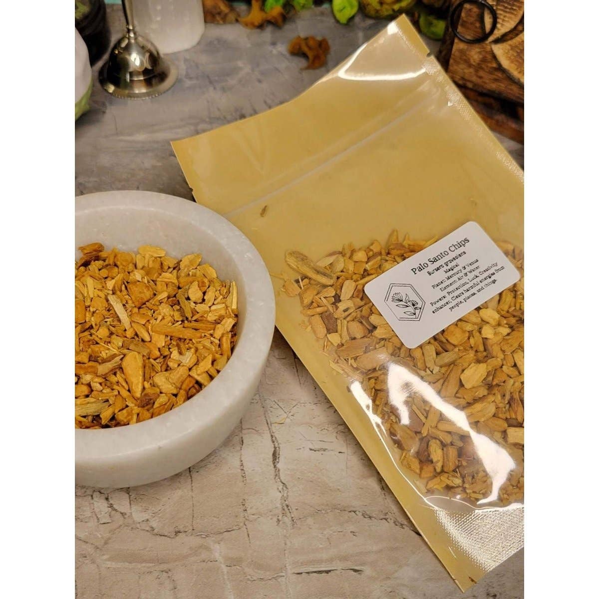 My Magic Place Shop - Vente Encens - Chips Palo Santo 1 oz4