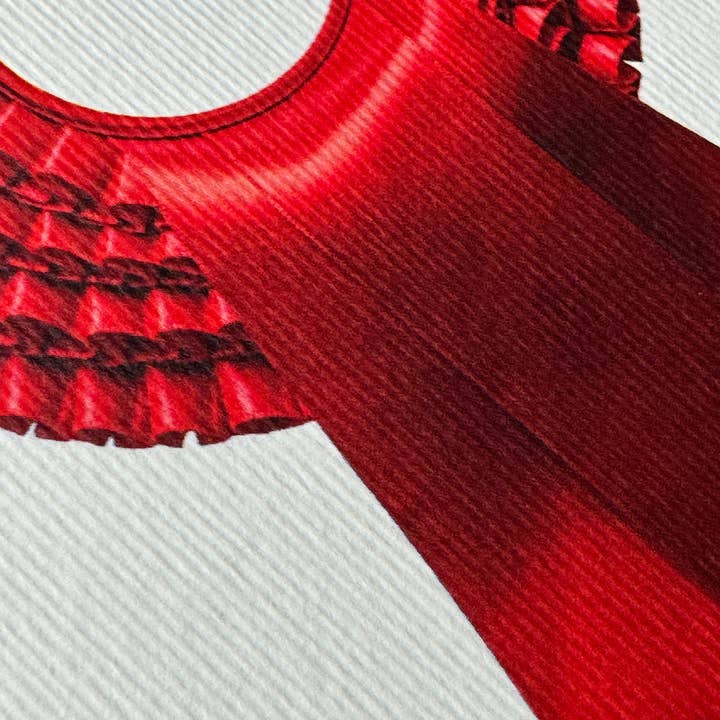 Canonbury Press - Wholesale Birthday Card - Regal Red Rosette Greeting Card | Birthday Card4