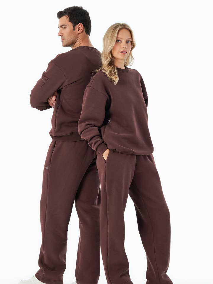 POLLEN | Essentials Travel Unisex Calças de Jogging em Algodão Orgânico & Poliéster Reciclado por atacado de ORGANICATION