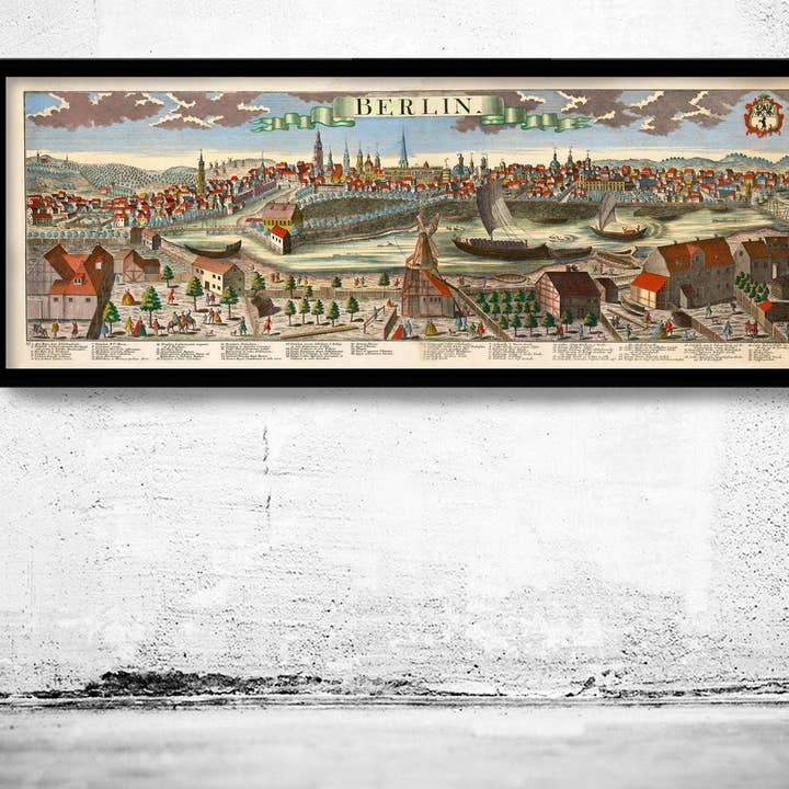 Old Panoramic View of Berlin Germany 1761 Vintage Engraving Berlin | Vintage Map Wall Art Print and other Purchase Wholesale pannolini quik. Free Returns & Net 60 Terms on Faire trending on Faire.
