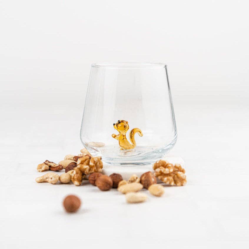 Minizoo - Wholesale Drinking Glass/Cup - Squirrel Glass2